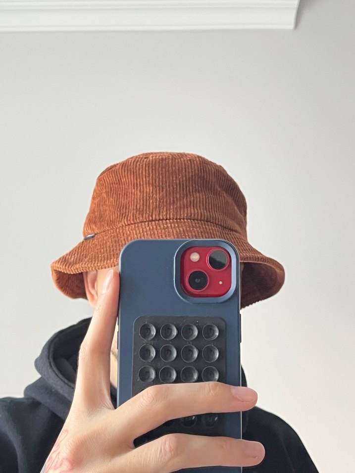 Kahverengi unisex Şapka - Görsel 2