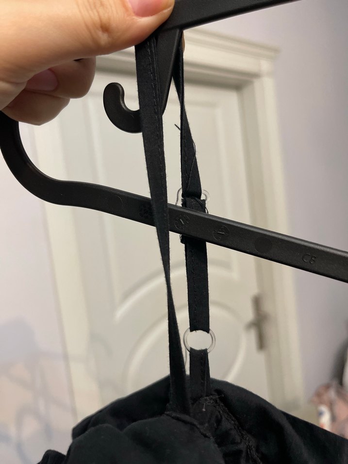 Siyah Uzun Elbise - Görsel 4