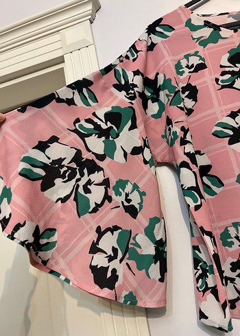 Koton Yarada Kol Pembe Gömlek - Görsel 3