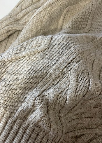 U.S. Polo Assn Kadın Kum Rengi Kazak - Görsel 8