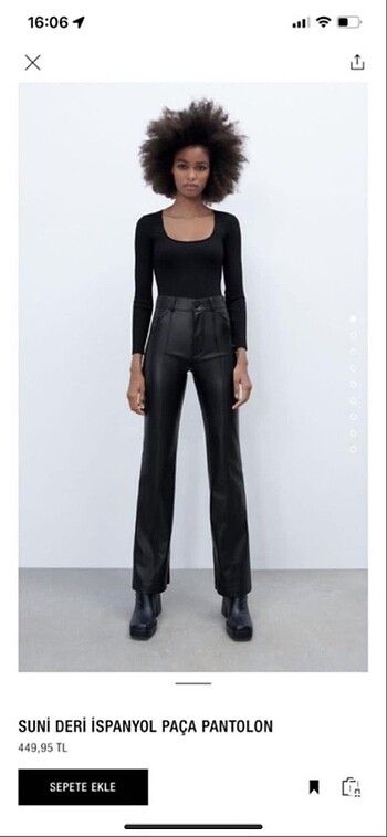 Zara deri pantolon