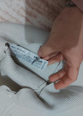 Gri fitilli bluz - Görsel 2