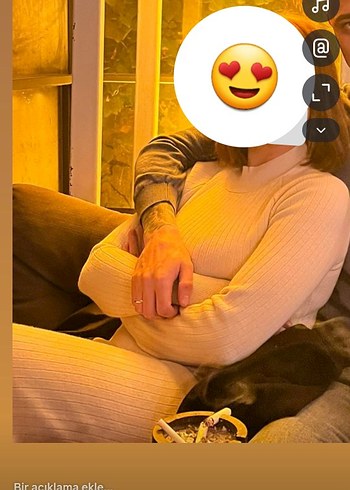 Kadın bej triko takım - Görsel 3