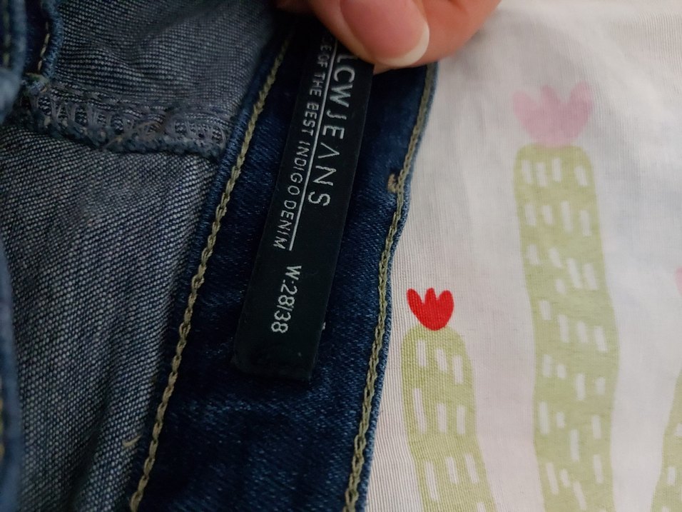 Koyu Mavi Kadın Dar Kesim Kot Pantolon - Görsel 2