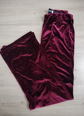 Kadife pantalon 