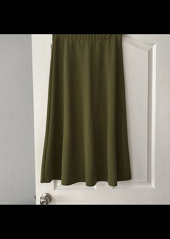 Minel markalı Düğmeli Kısa Kadın Takım - Haki - Görsel 3