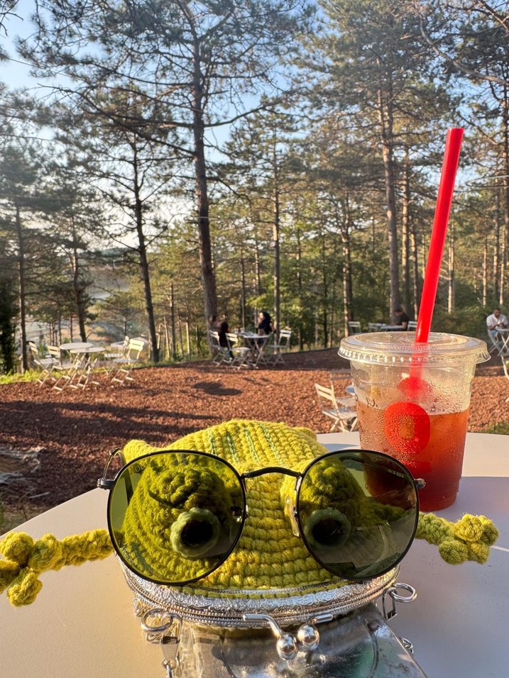 Yeşil Örgü Kadın Portföy Çanta - Görsel 3