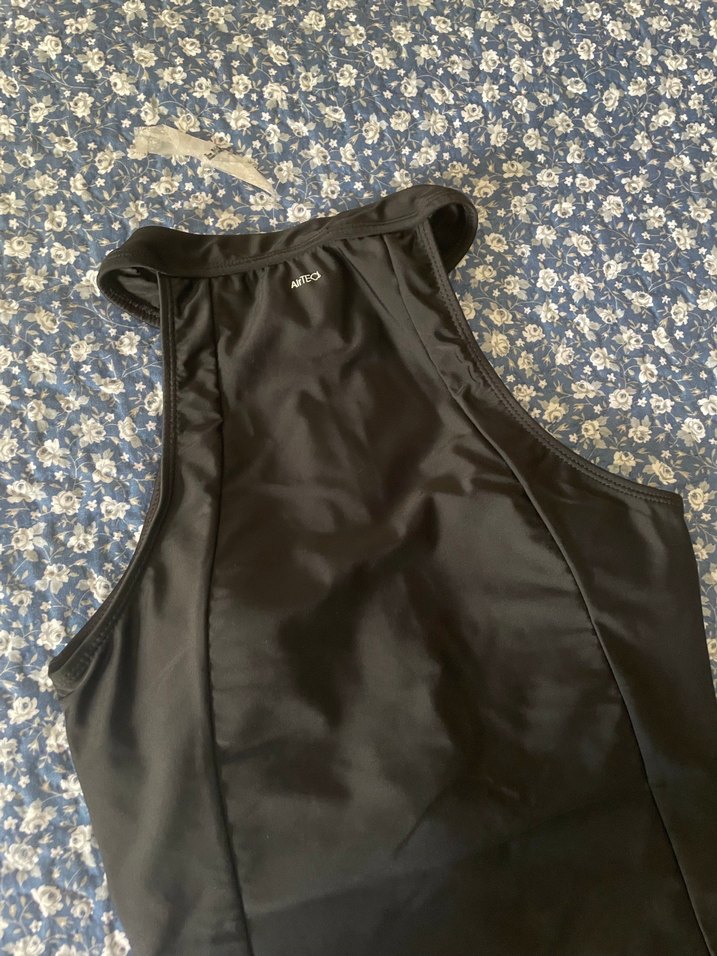 Fermuarlı Siyah Kadın Mayo - Görsel 3