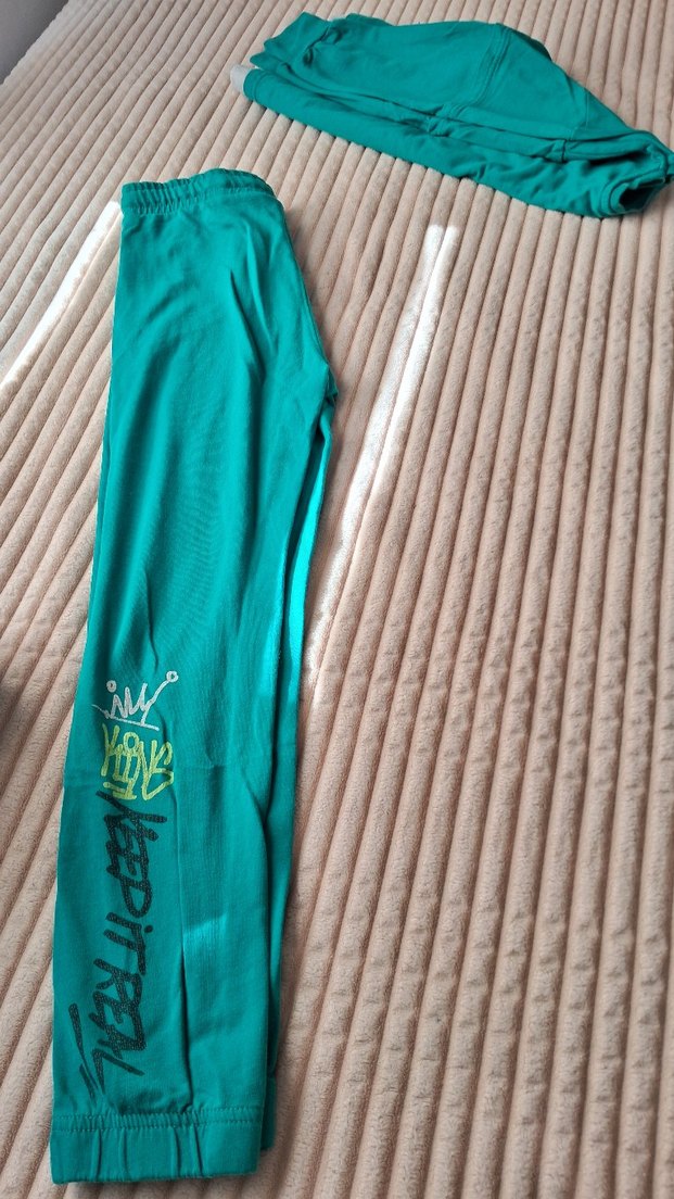 Erkek Çocuk Fermuarlı Rahat Yeşil Eşofman - Görsel 5