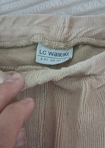 Bej Süet Kız Tayt - Görsel 4