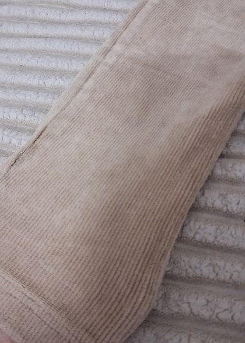 Bej Süet Kız Tayt - Görsel 3