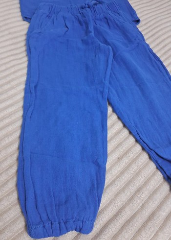 Düğmeli Lacivert Erkek Pijama Takımı - Görsel 2