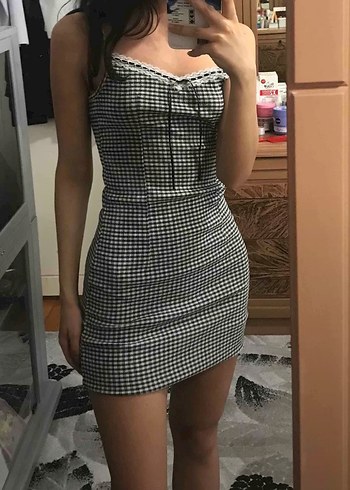 Lolita mini etiketli elbise