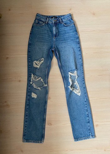 Yüksek bel bootcut jean