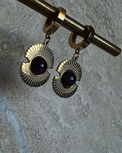Çelik Vintage Küpe