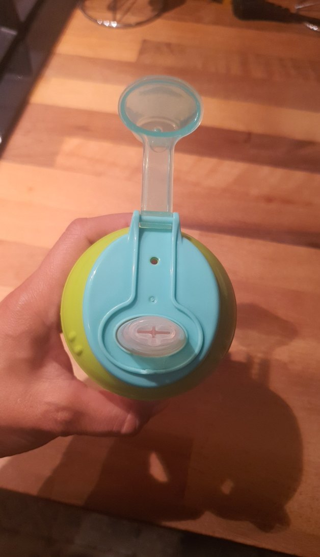 mothercare suluk Turuncu Bebek Biberonu Robot Desenli - Görsel 3