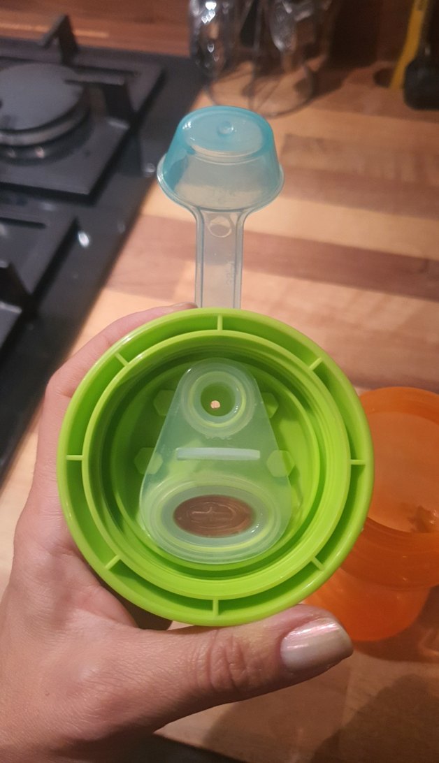 mothercare suluk Turuncu Bebek Biberonu Robot Desenli - Görsel 5