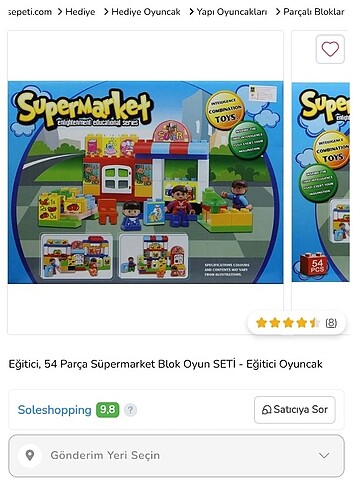 Süpermarket lego