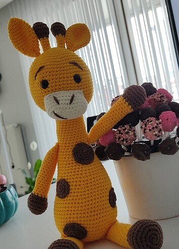  Beden Zürafa amigurumi oyuncak