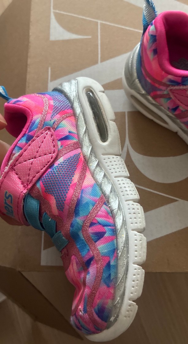 Kız Çocuk Renkli Tie-Dye Skechers Spor Ayakkabı - Görsel 4