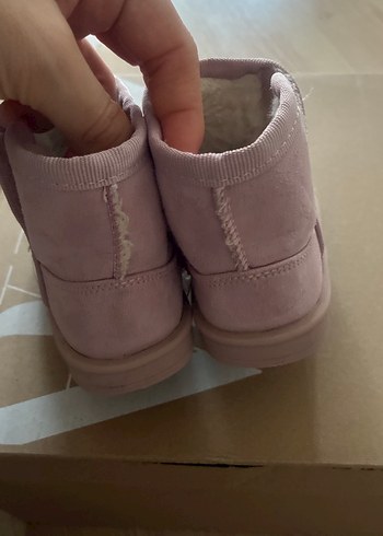 Kız Çocuk Pembe Kürklü Bot - Görsel 2