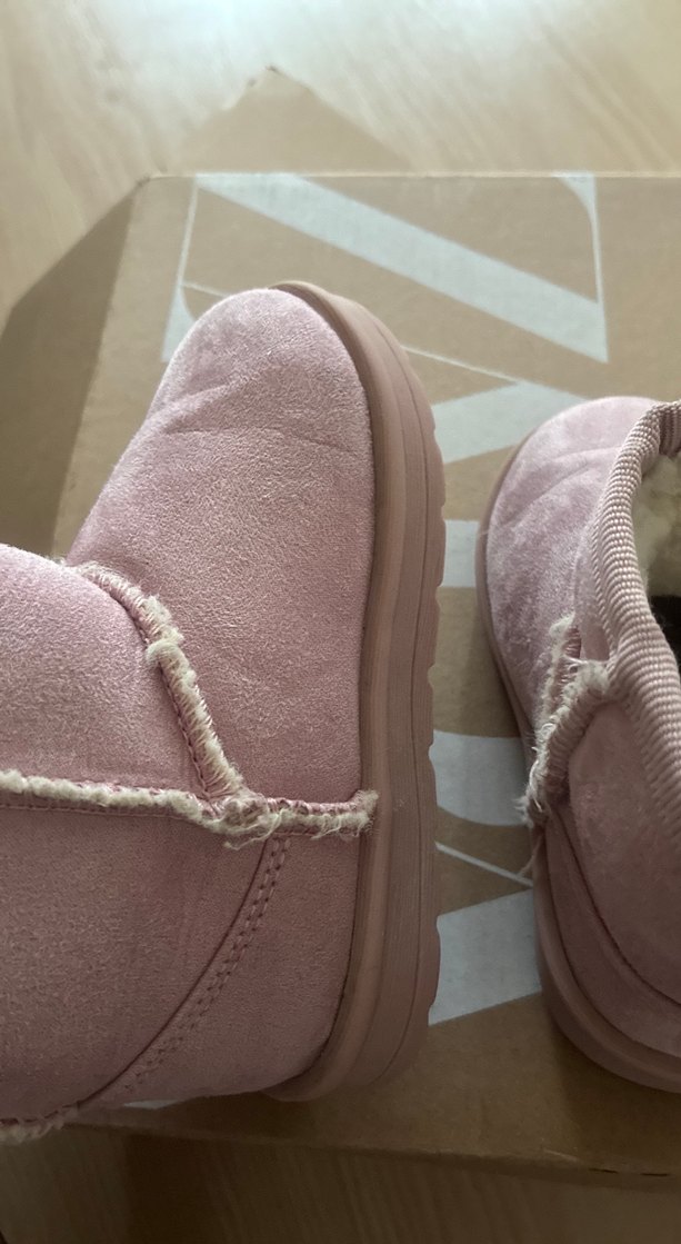 Kız Çocuk Pembe Kürklü Bot - Görsel 4