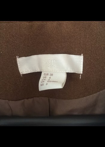 Düğmeli Kahverengi Süet Kadın Kaban - Görsel 2