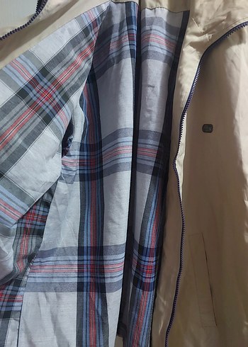 Bej Cep Detaylı Uzun Kollu Erkek Mont - Görsel 3