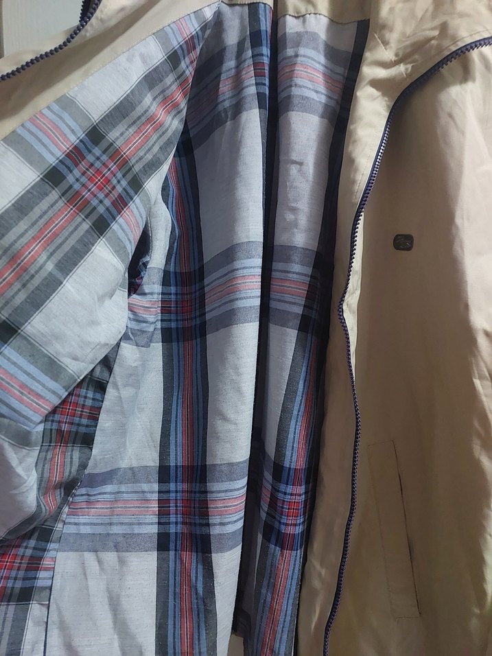 Bej Cep Detaylı Uzun Kollu Erkek Mont - Görsel 3