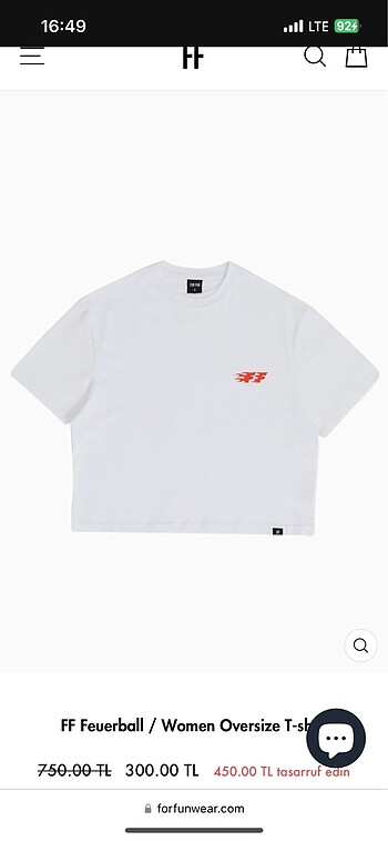 Zara Ff oversize tişört