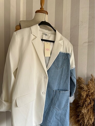38 Beden Astarlı blazer ceket