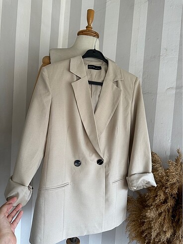 40 Beden Astarlı blazer ceket