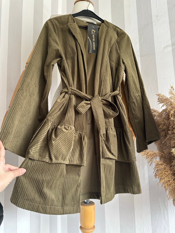 Kadife kuşaklı tunik - Görsel 3