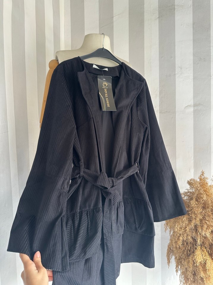 Kadife kuşaklı tunik - Görsel 2