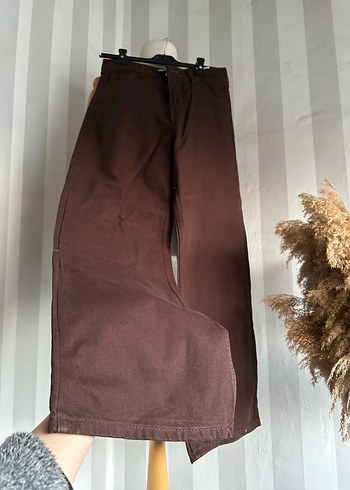 Bol paça yüksek bel jean - Görsel 3