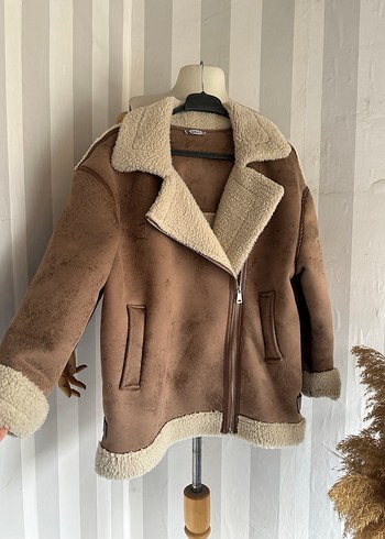 Premium kalite deri biyeli mont ceket - Görsel 3