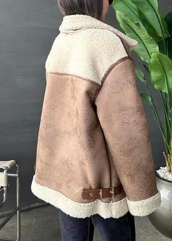 Premium kalite deri biyeli mont ceket - Görsel 2