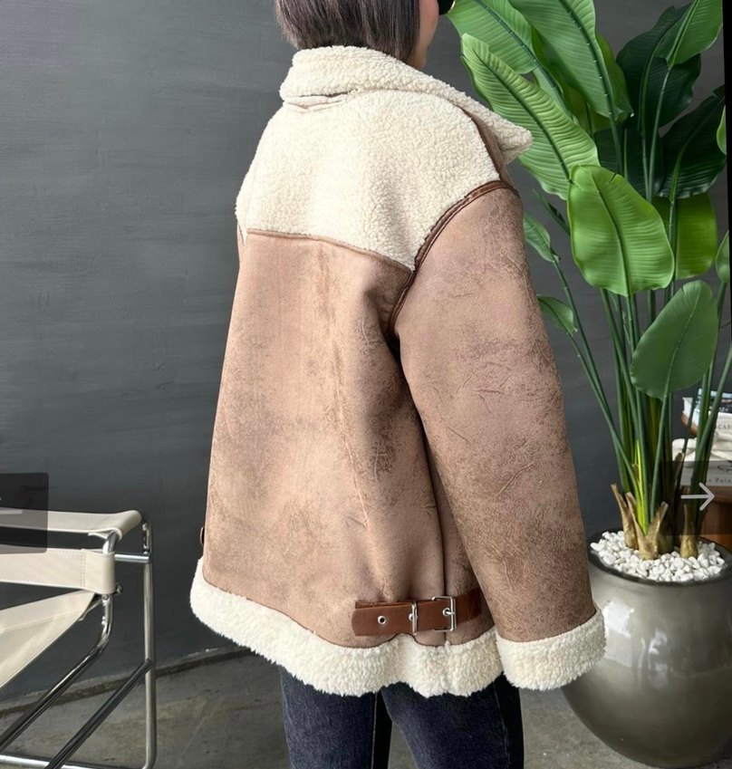 Premium kalite deri biyeli mont ceket - Görsel 2