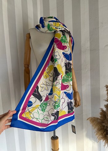 Renkli Bohem Tarzda şal - Görsel 3