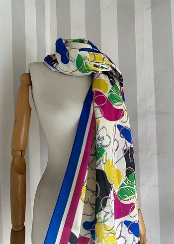 Renkli Bohem Tarzda şal - Görsel 2