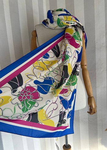 Renkli Bohem Tarzda şal - Görsel 4