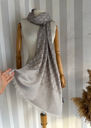 Gucci yün ipek şal - Görsel 5