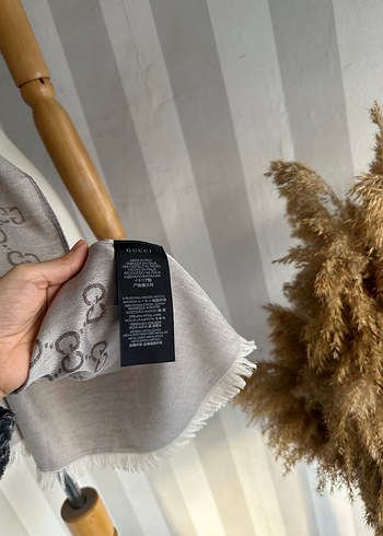 Gucci yün ipek şal - Görsel 3