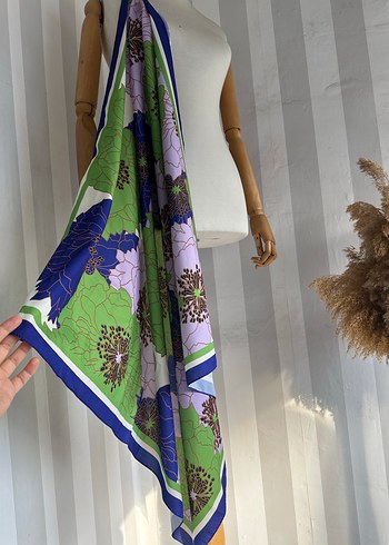 Bohem Çok Renkli eşarp - Görsel 2