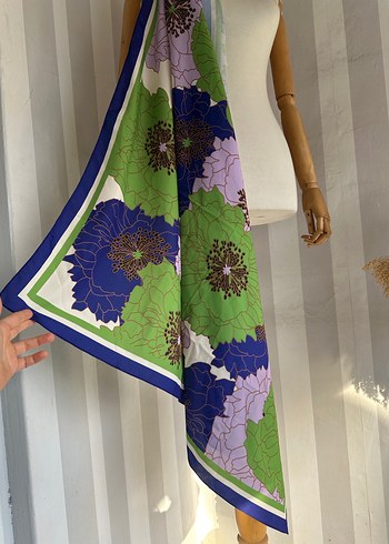 Bohem Çok Renkli eşarp - Görsel 4