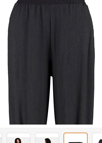 Siyah salvar pantolon - Görsel 5