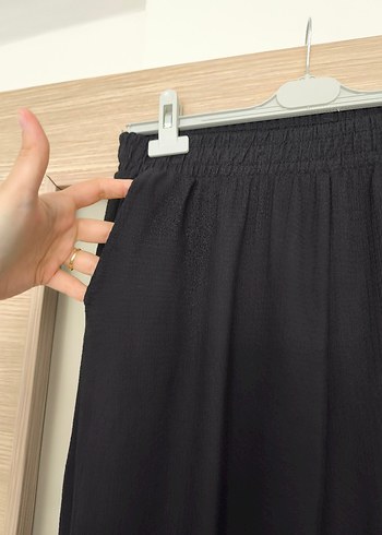 Siyah salvar pantolon - Görsel 7