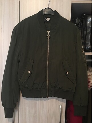 H&M bomber haki ceket