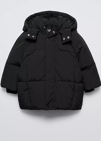 Zara ZARA SU GEÇİRMEZ UZUN KUŞ TÜYÜ ŞİŞME MONT