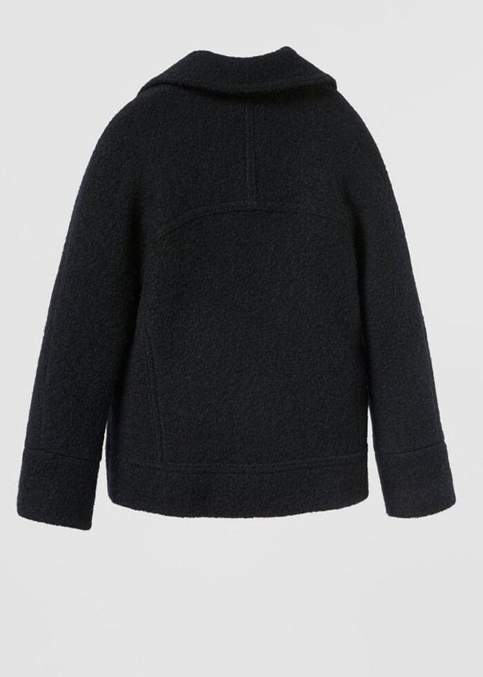 ZARA KRUVAZE DÜĞMELİ YÜN KABAN - Görsel 2